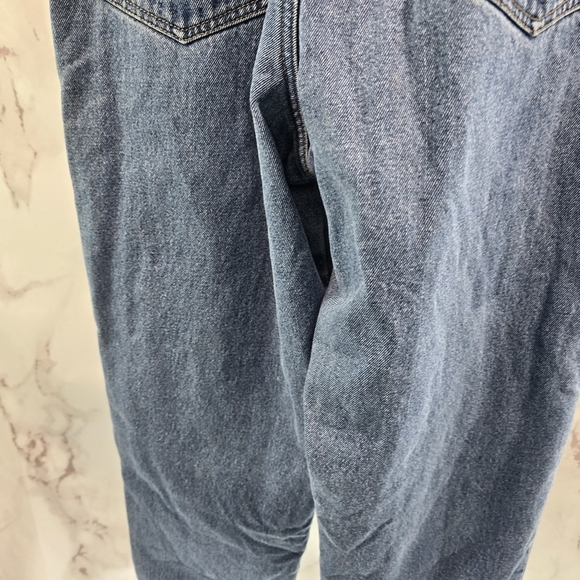 Cabelas Jean Women 8 28 X 29 Flannel Lined Plaid Green High Rise Medium Denim - Picture 9 of 13